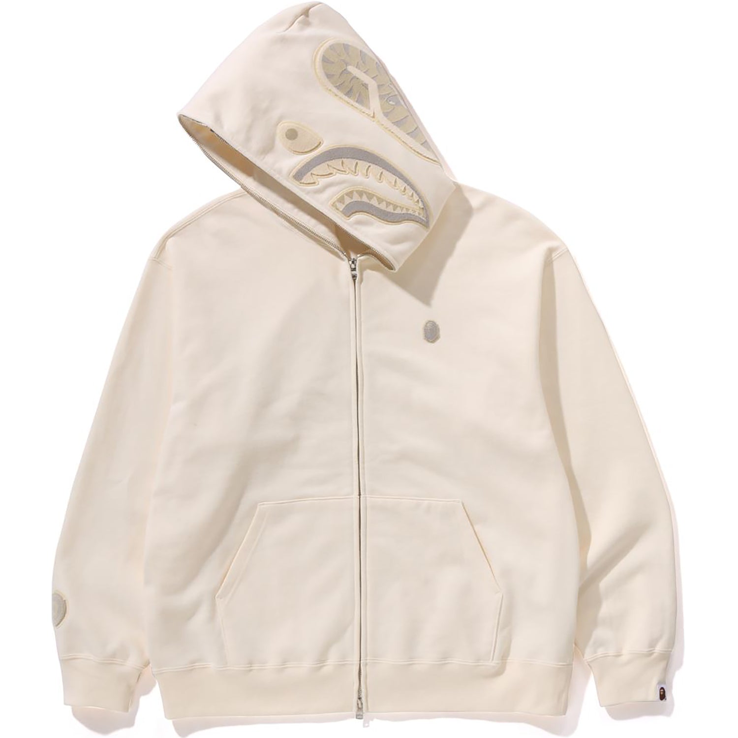 APE HEAD ONE POINT SHARK ZIP HOODIE MENS-IYAMIUIO