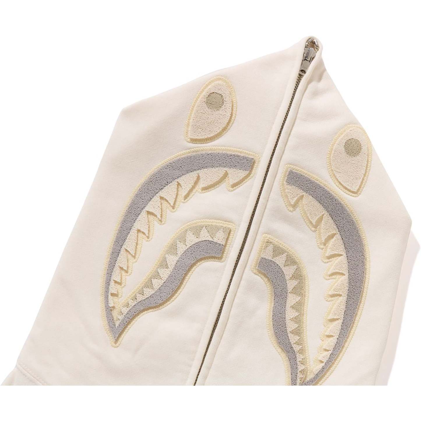 APE HEAD ONE POINT SHARK ZIP HOODIE MENS-IYAMIUIO