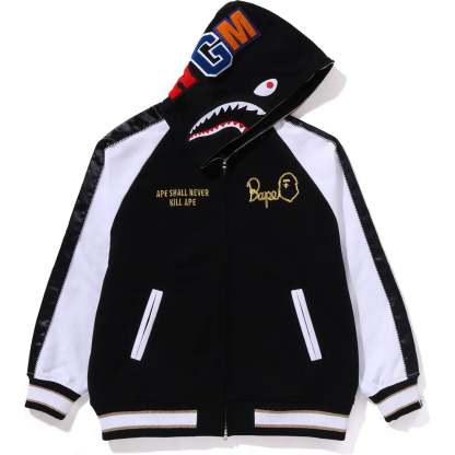 SOUVENIR SHARK ZIP HOODIE MENS-IYAMIUIO