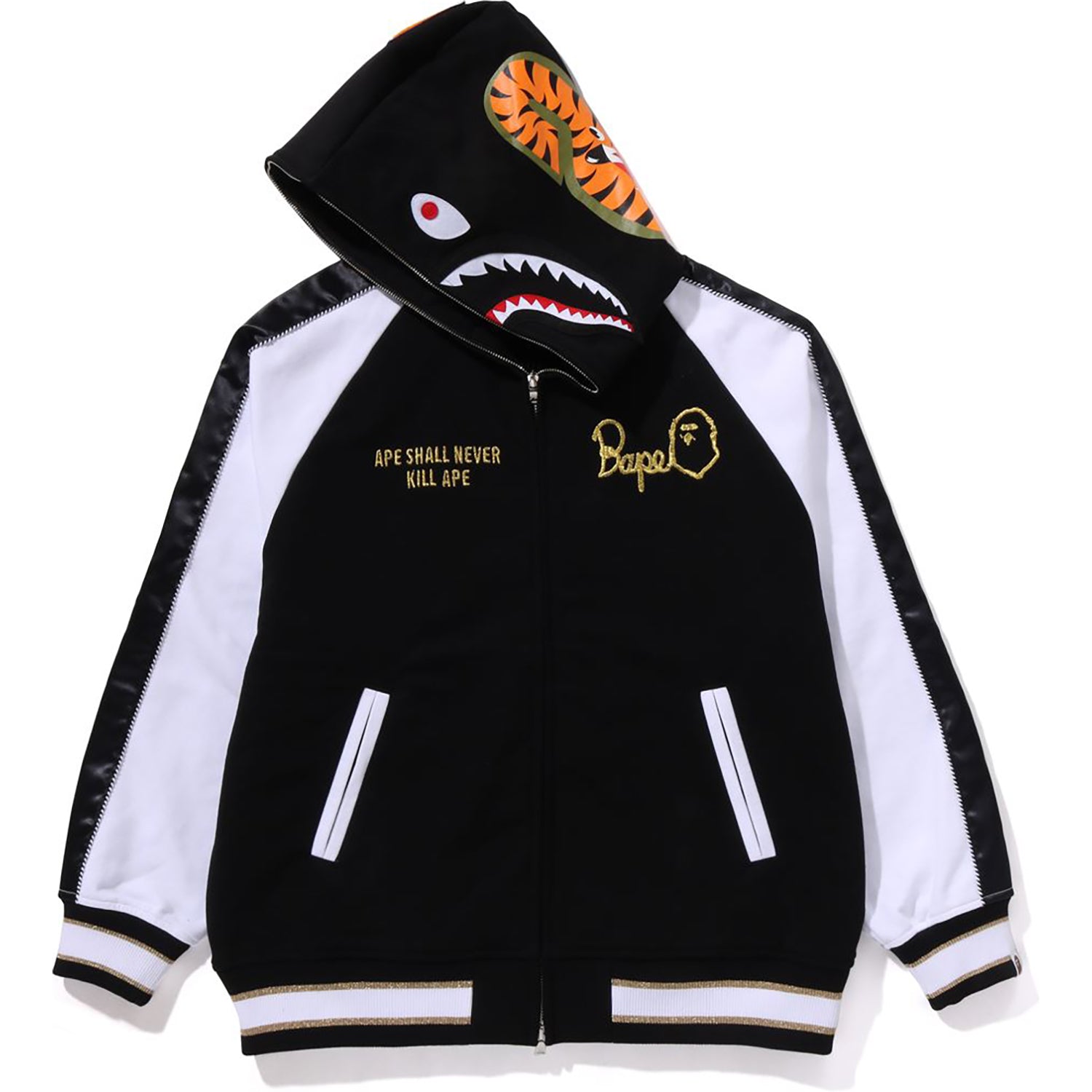 SOUVENIR SHARK ZIP HOODIE MENS-IYAMIUIO