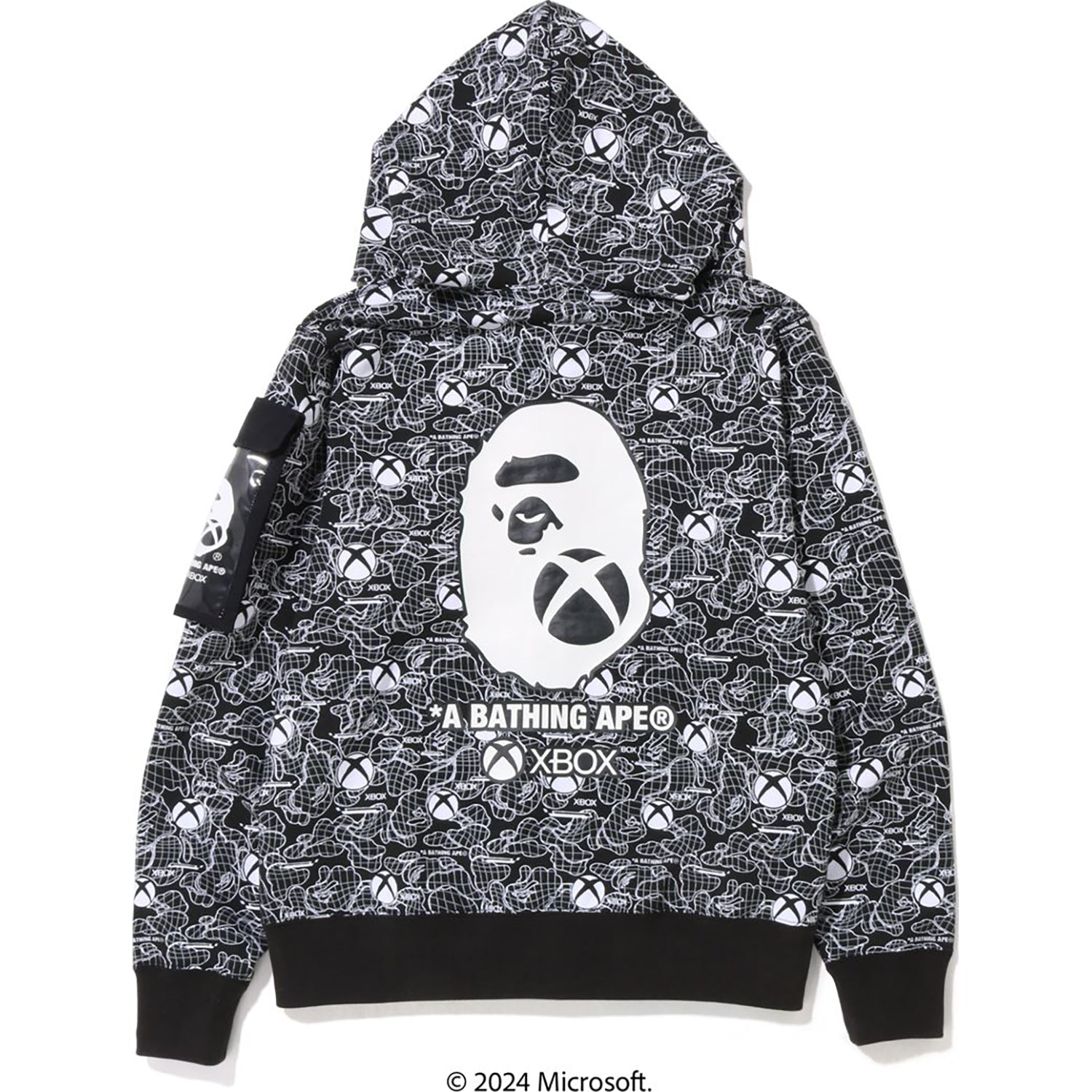 BAPE X XBOX CAMO FULL ZIP HOODIE MENS-IYAMIUIO