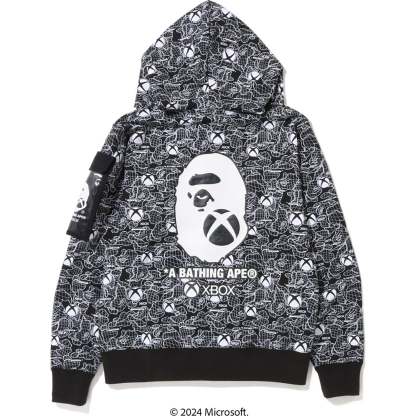 BAPE X XBOX CAMO FULL ZIP HOODIE MENS-IYAMIUIO