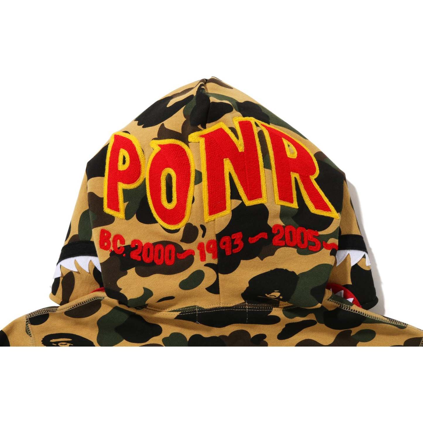 1ST CAMO 2ND SHARK FULL ZIP HOODIE MENS-IYAMIUIO