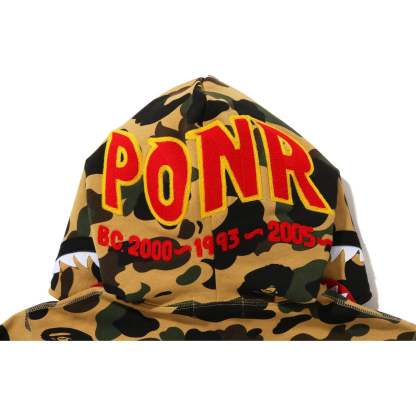 1ST CAMO 2ND SHARK FULL ZIP HOODIE MENS-IYAMIUIO