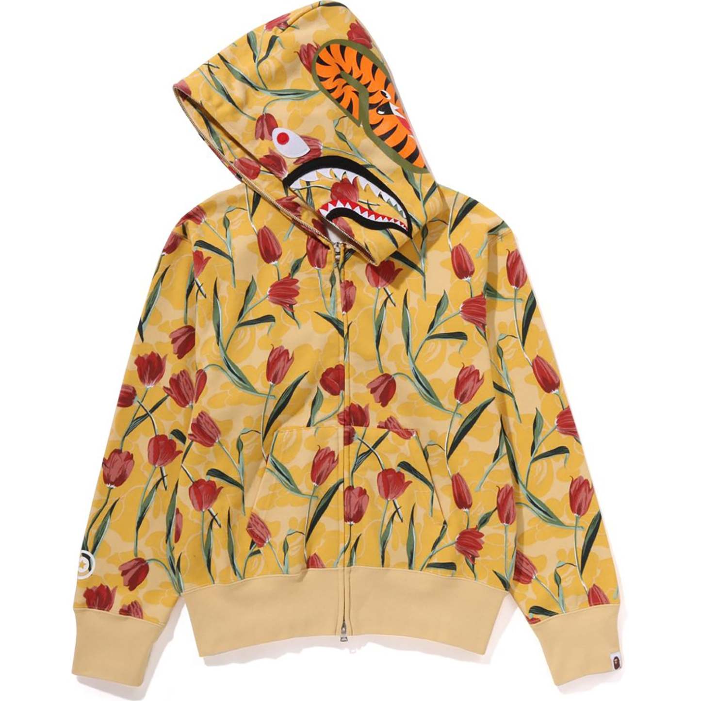 TULIP CAMO SHARK FULL ZIP HOODIE LADIES-IYAMIUIO