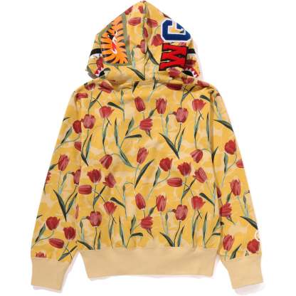 TULIP CAMO SHARK FULL ZIP HOODIE LADIES-IYAMIUIO