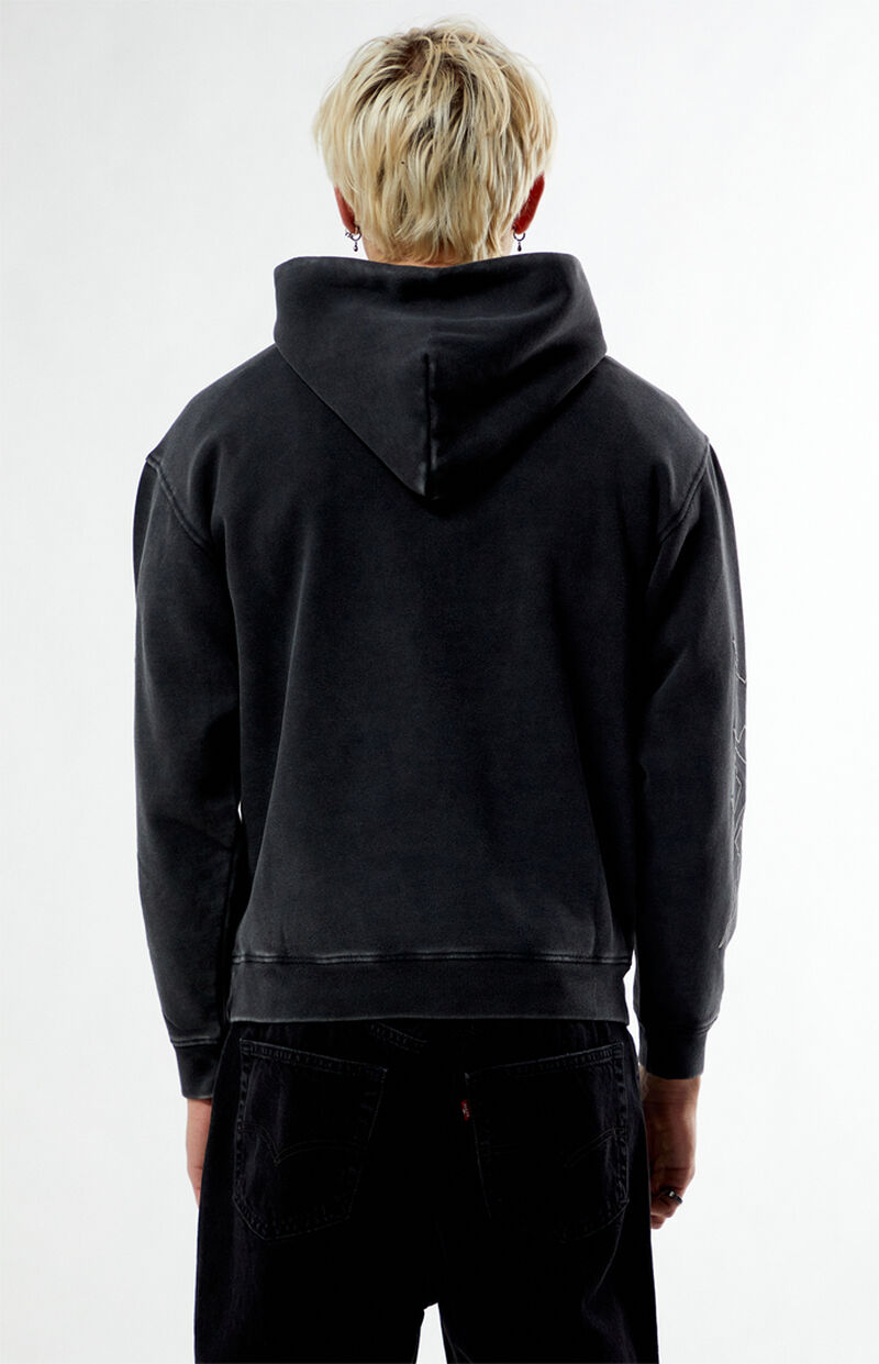 Nightlab Black Washed Gym Hoodie