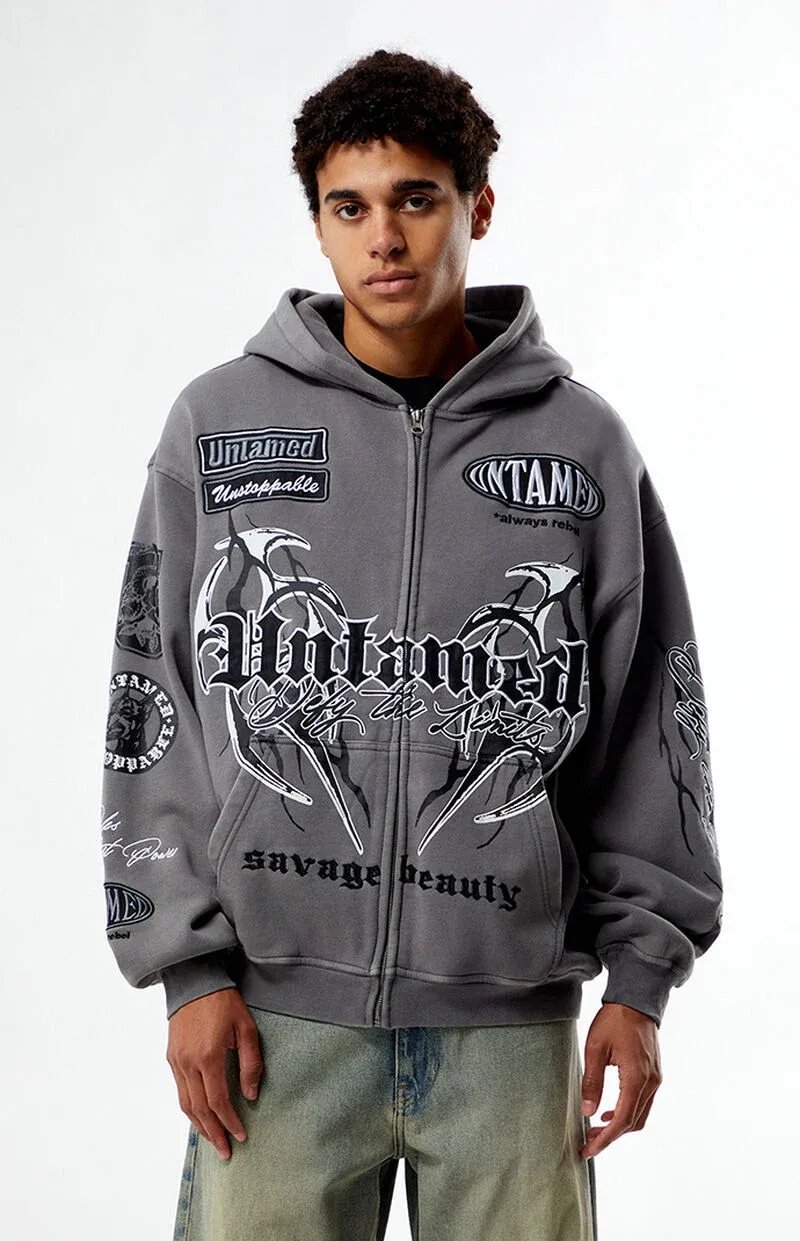 Pacsun Untamed Full Zip Hoodie