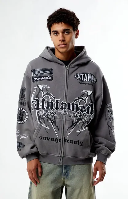 Pacsun Untamed Full Zip Hoodie
