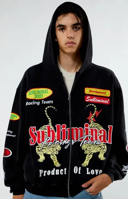 Subliminal Racing Full Zip Hoodie