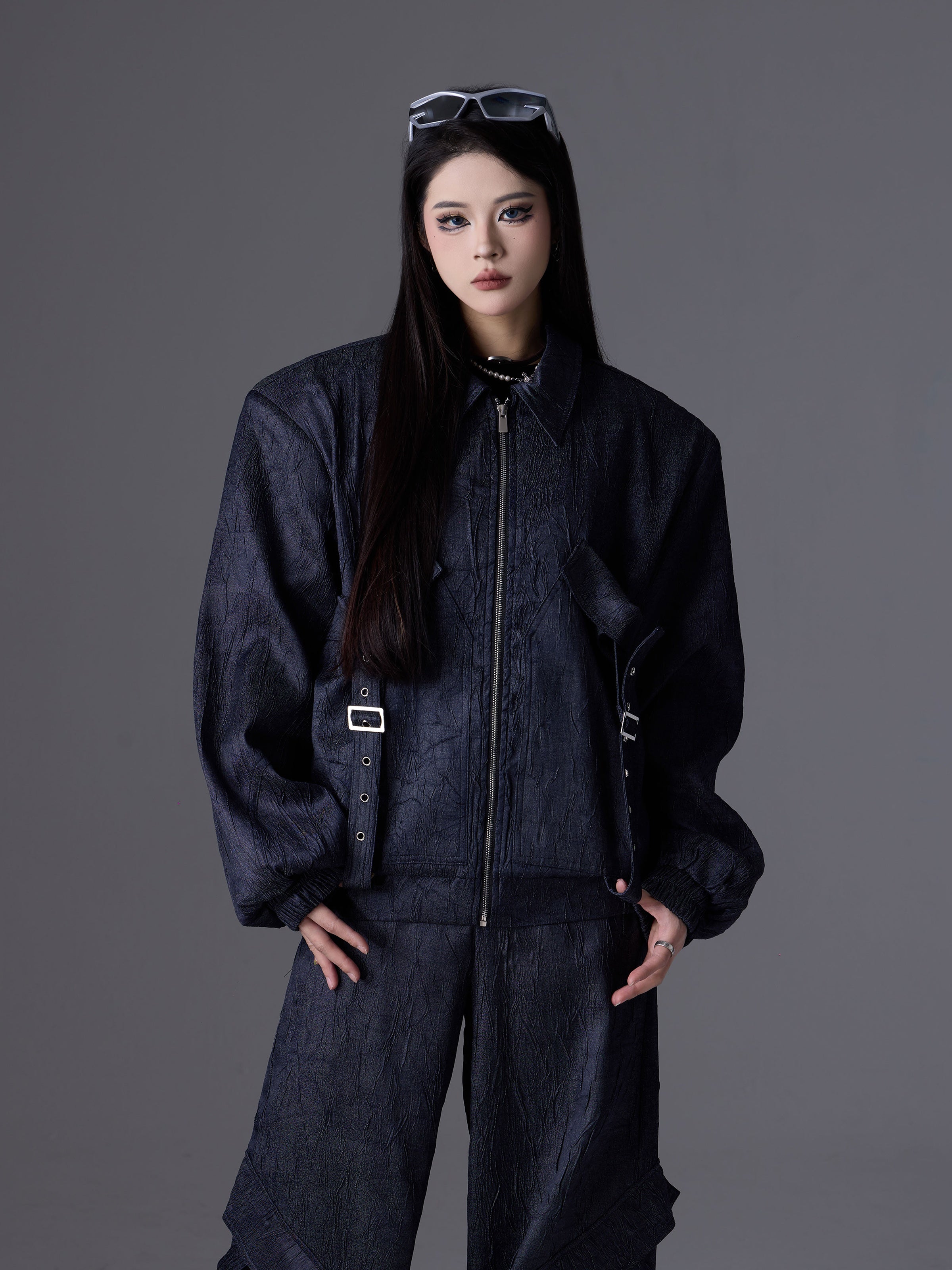 【24s April.】3D Textured Ribbon Jacket-IYAMIUIO