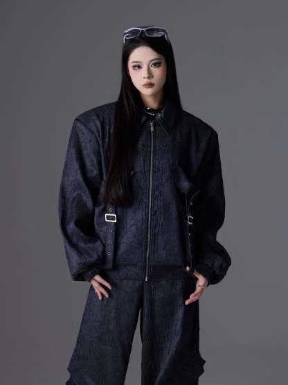 【24s April.】3D Textured Ribbon Jacket-IYAMIUIO