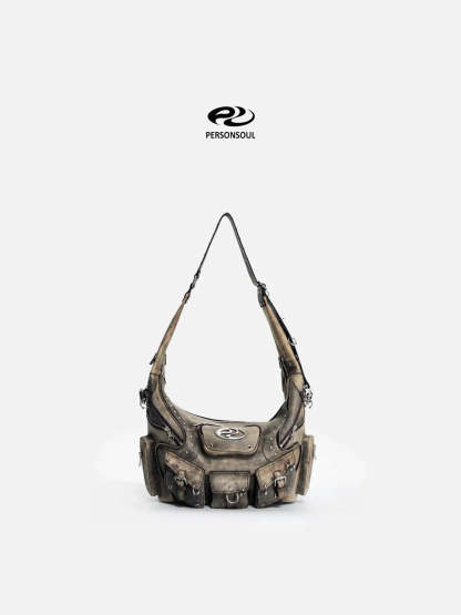 Personsoul Sheepskin Shoulder Bag Small-IYAMIUIO