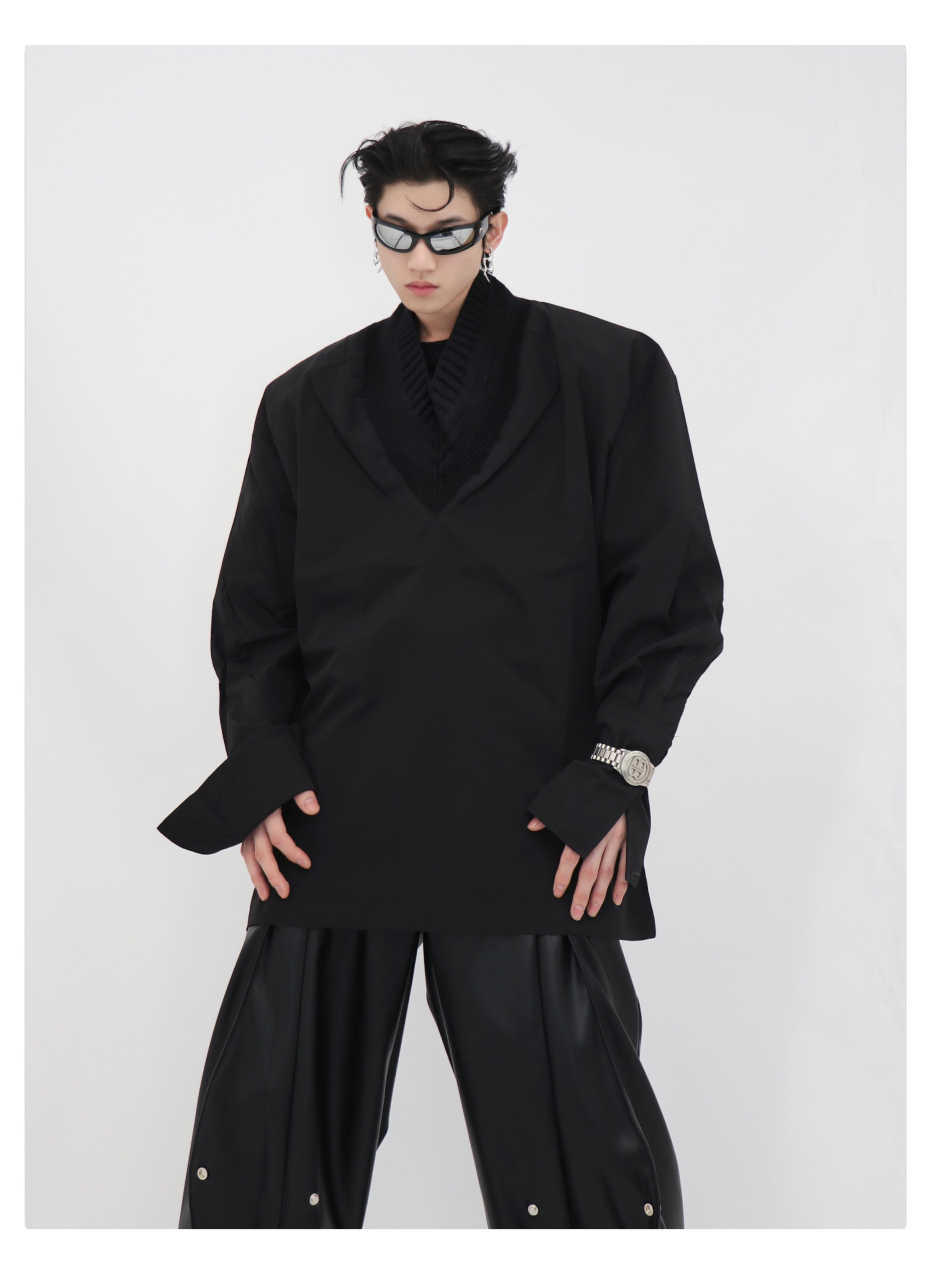 V-shaped Shirt-IYAMIUIO