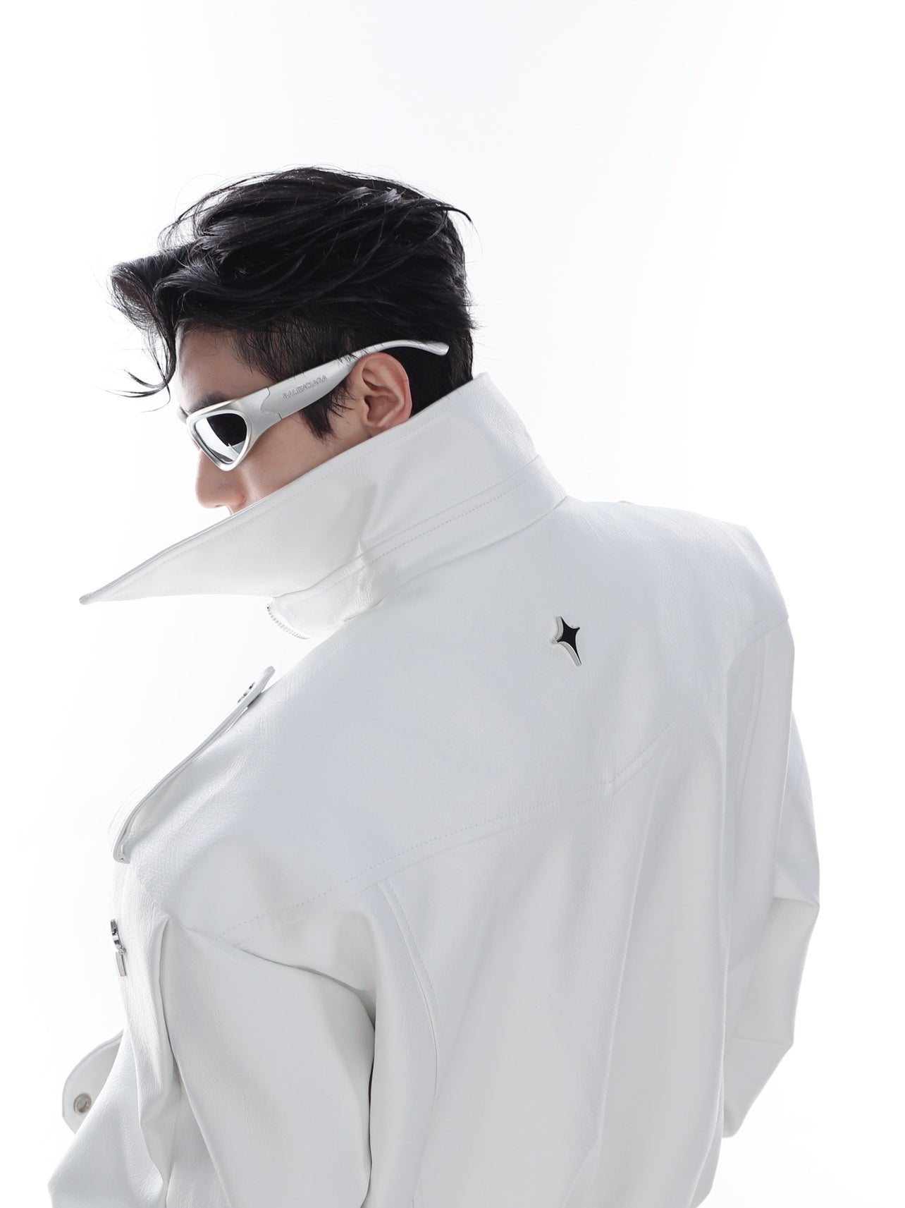 【23s Feb.】Button and Zip Leather Jacket-IYAMIUIO