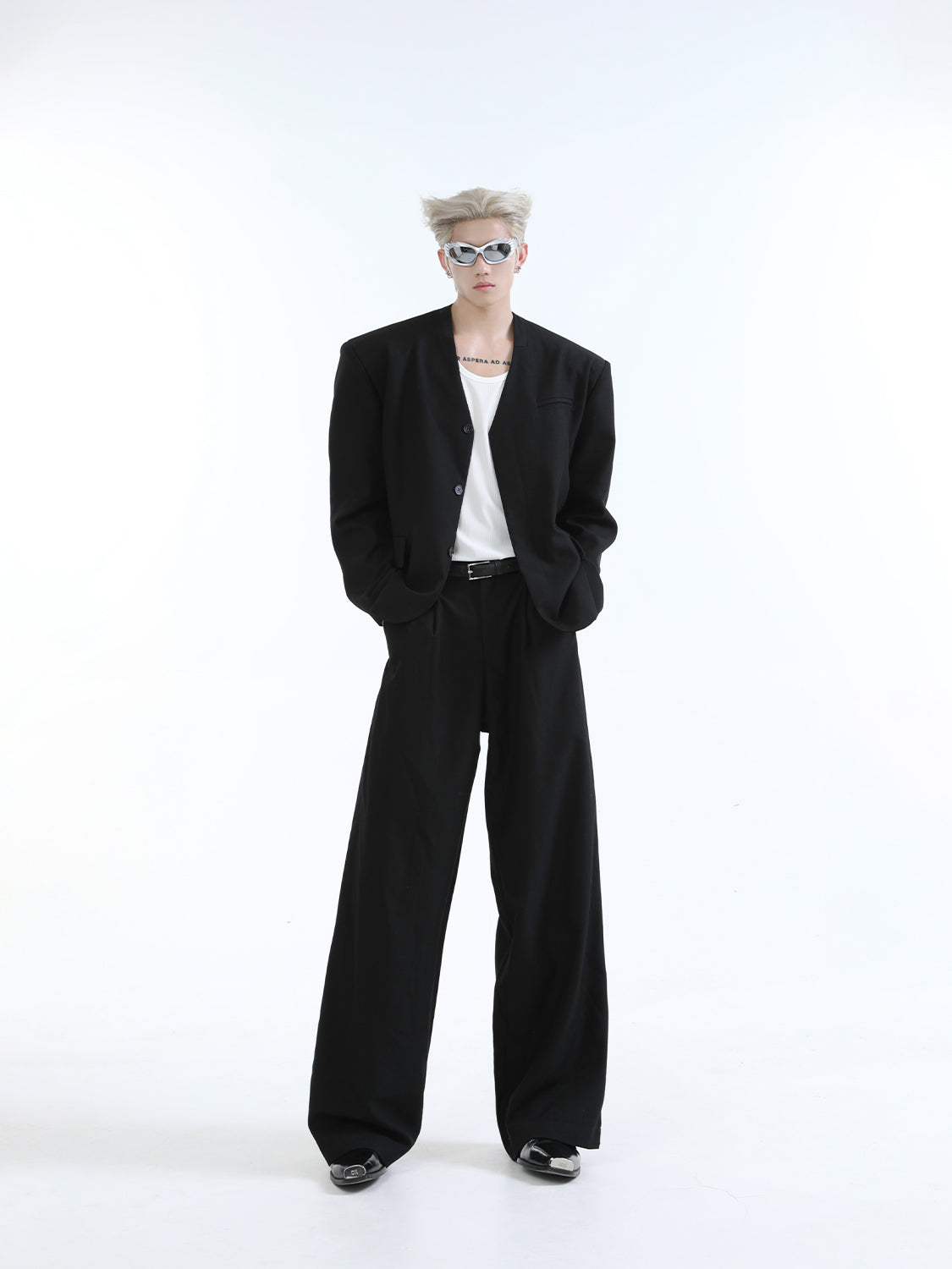 【24s Aug.】Casual Simple Large V-neck Suit-IYAMIUIO