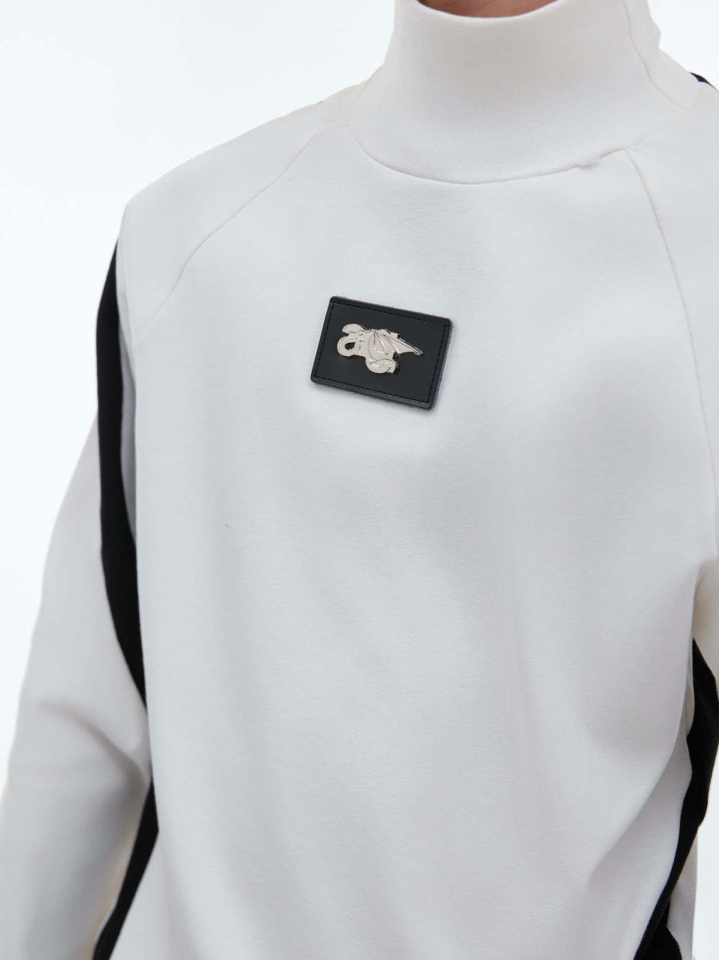 【24s Oct.】Contrast Color Half Turtleneck Slim Fit Bottoming Shirt-IYAMIUIO