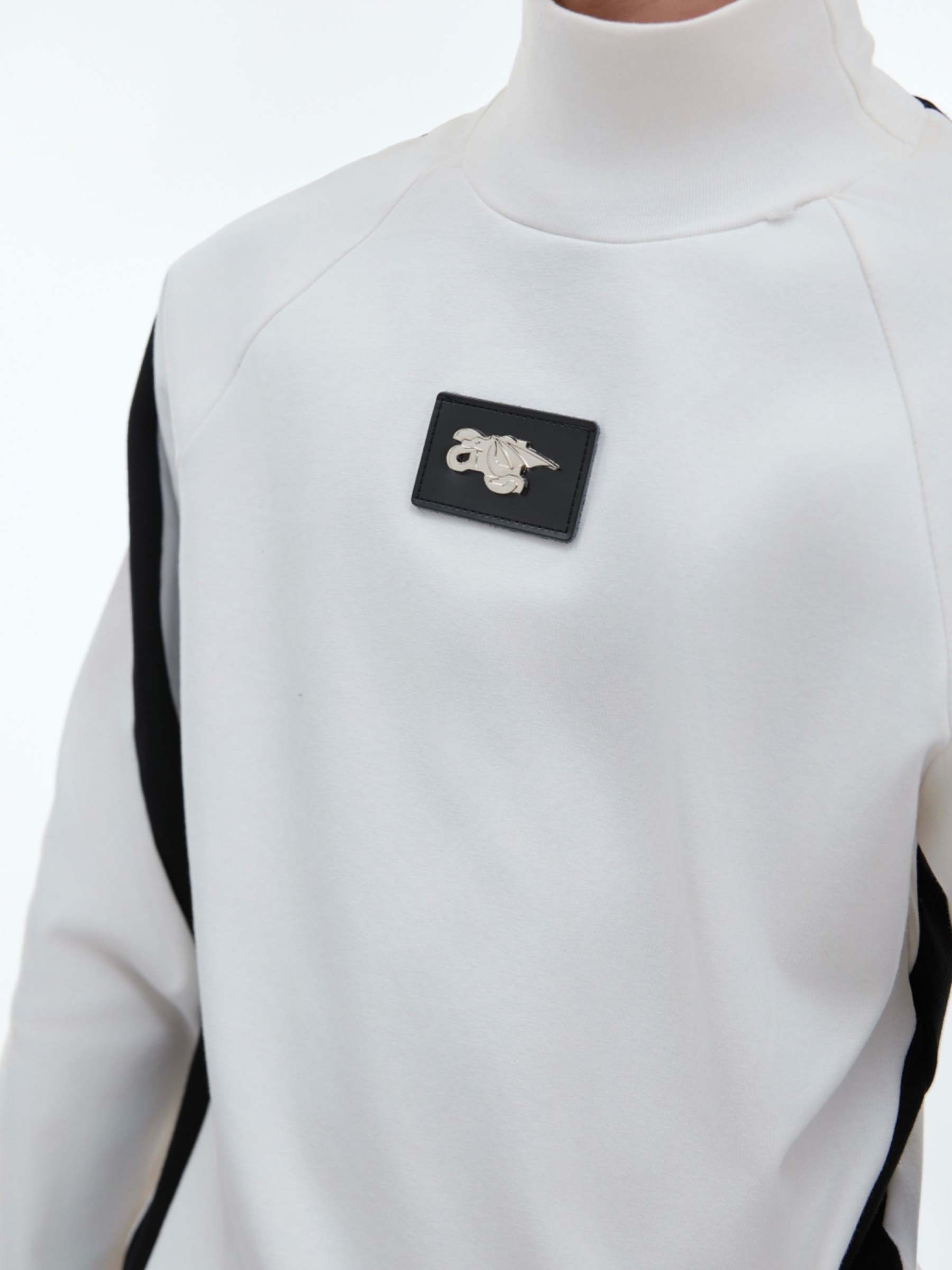 【24s Oct.】Contrast Color Half Turtleneck Slim Fit Bottoming Shirt-IYAMIUIO