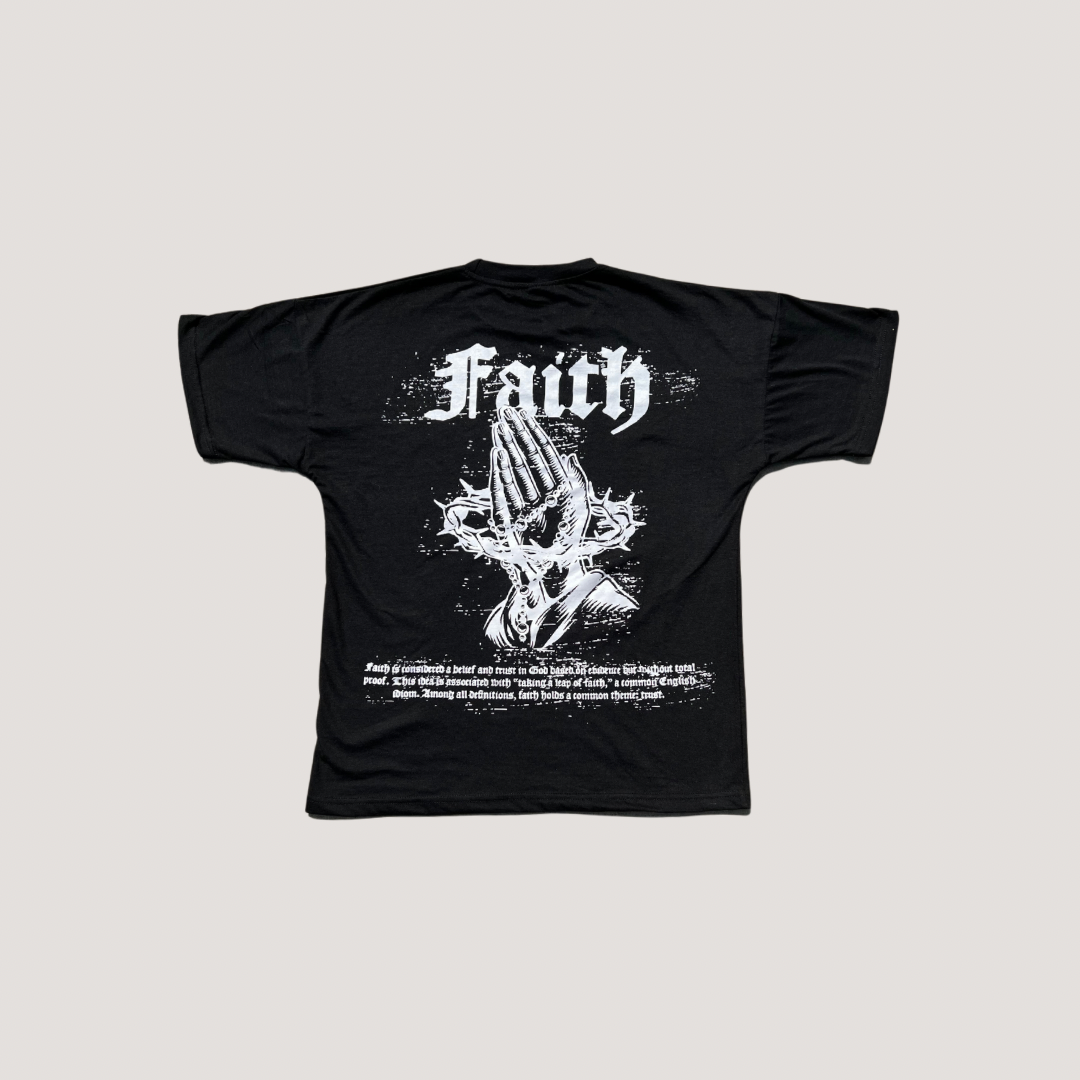 FAITH TEE (BLACK)-IYAMIUIO
