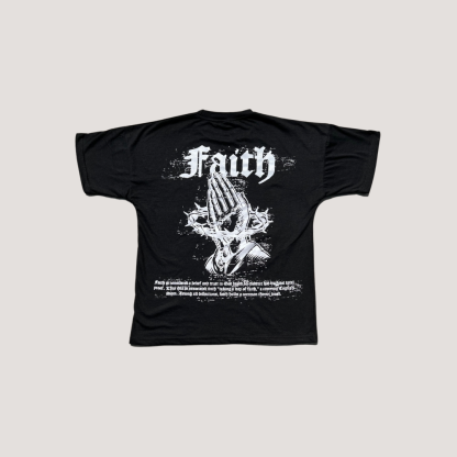 FAITH TEE (BLACK)-IYAMIUIO