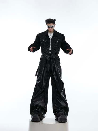 【24s Aug.】Flash Diamond Gradient Pioneer Gorgeous Short Jacket-IYAMIUIO