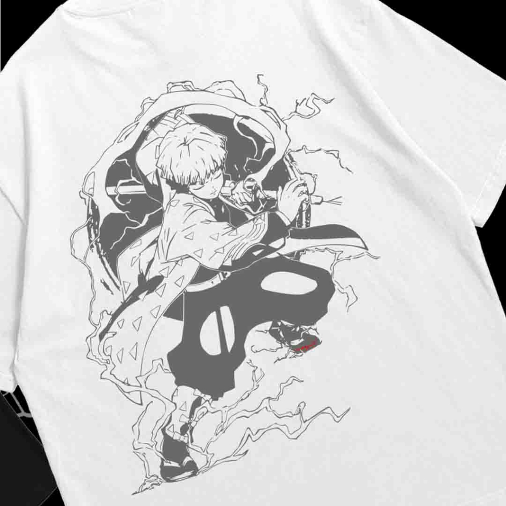 ZENITSU Tee-Demon Slayer-Shadeston