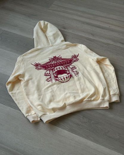 Embroidered Hoodie - JJK-IYAMIUIO