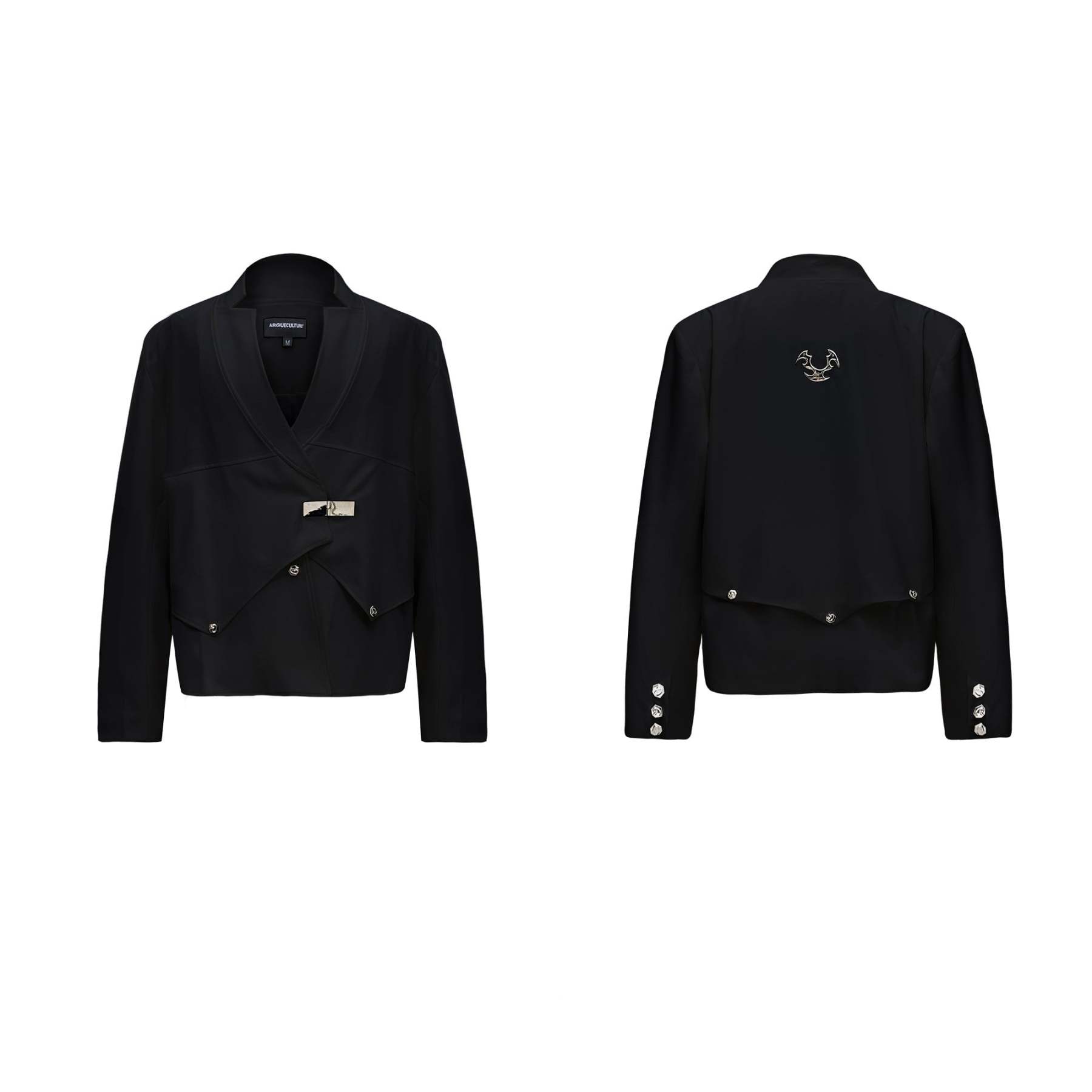 【24s Oct.】Niche Deconstructed Glittery Metal Buckle Suit Jacket-IYAMIUIO