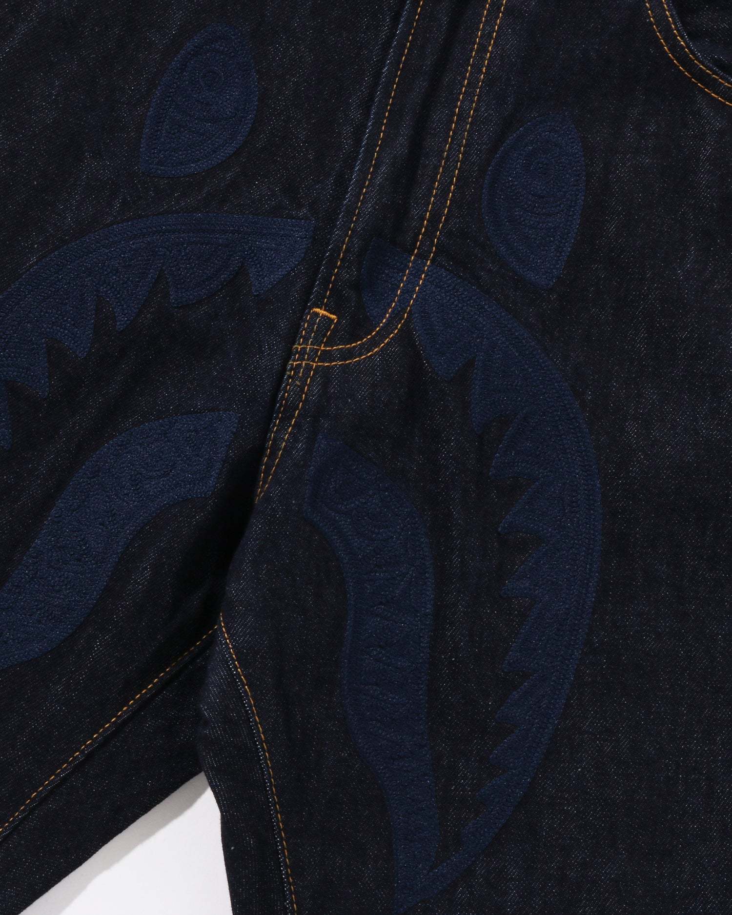 Shark 13 Oz Denim Pants-IYAMIUIO
