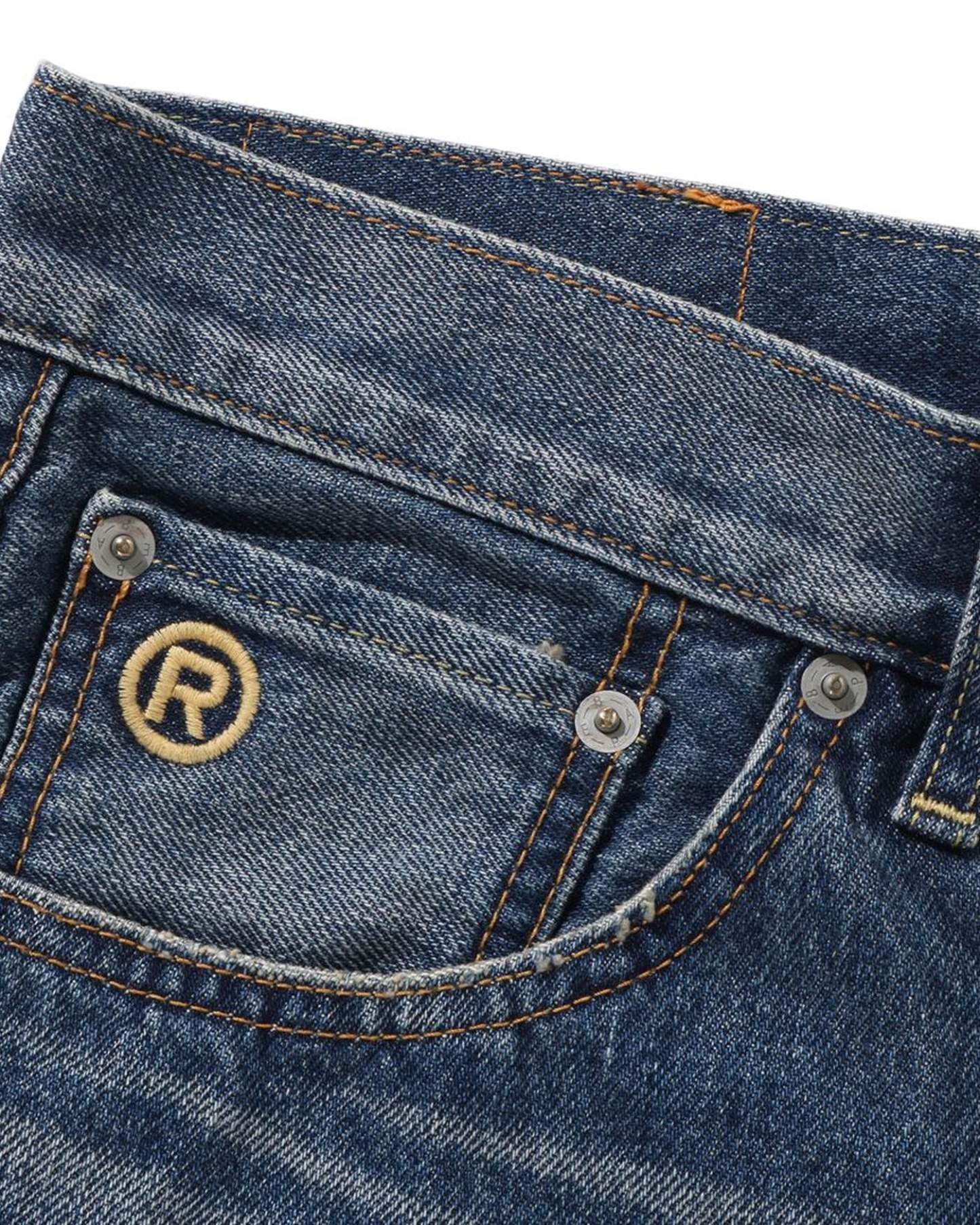 Ape Head Denim Pants-IYAMIUIO