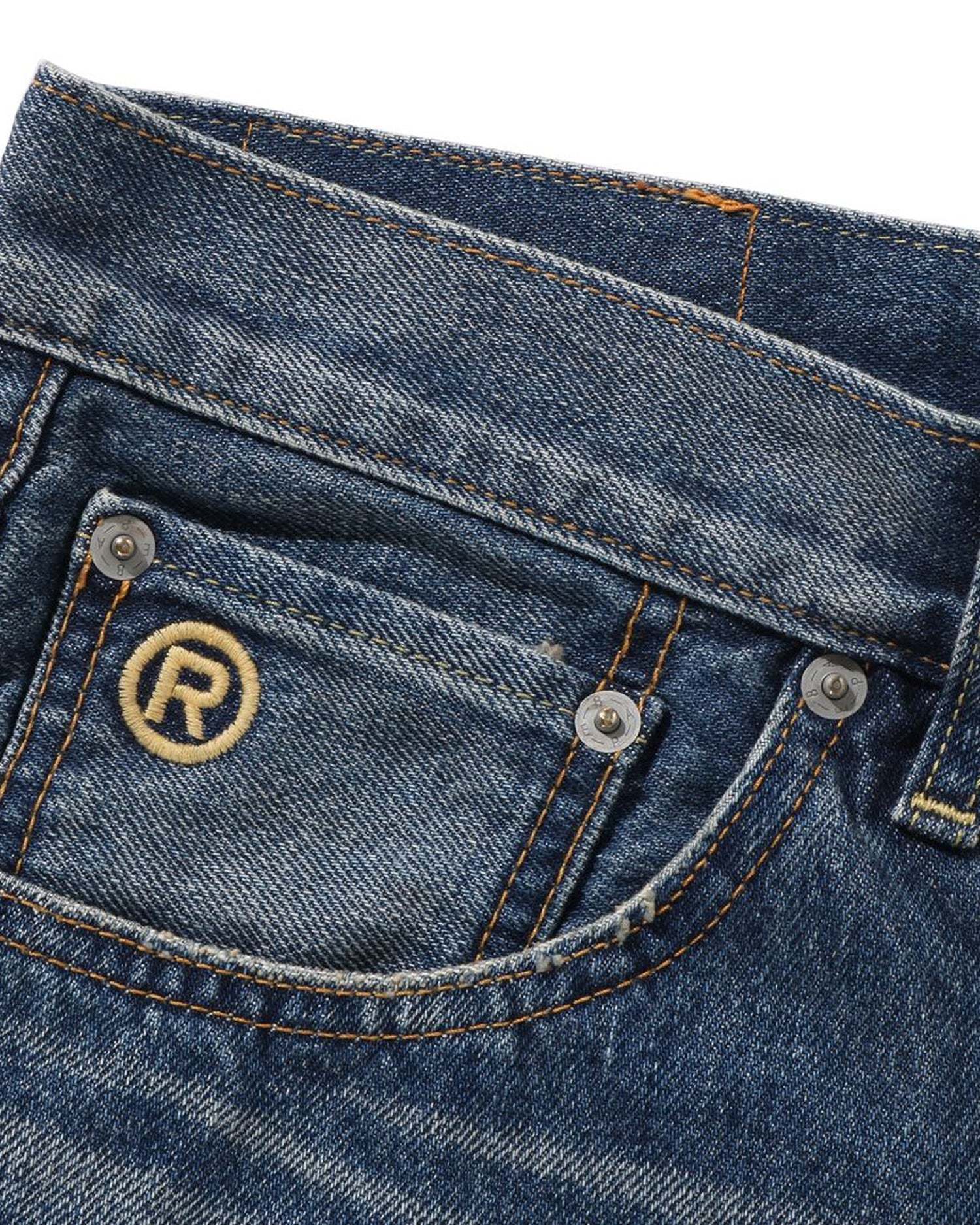 Ape Head Denim Pants-IYAMIUIO