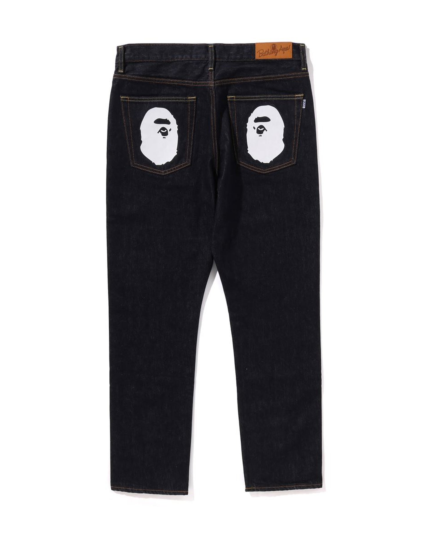 Ape Head Denim Pants-IYAMIUIO