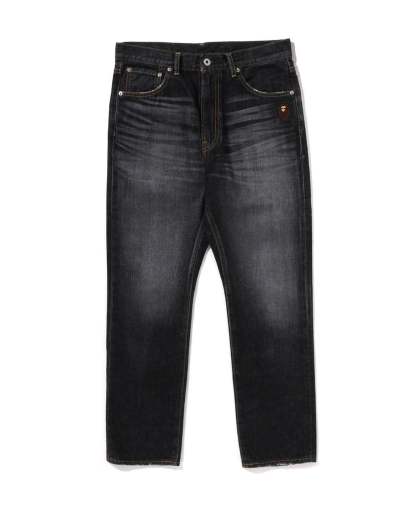 One Point Regular Fit 13 Oz Denim Pants-IYAMIUIO