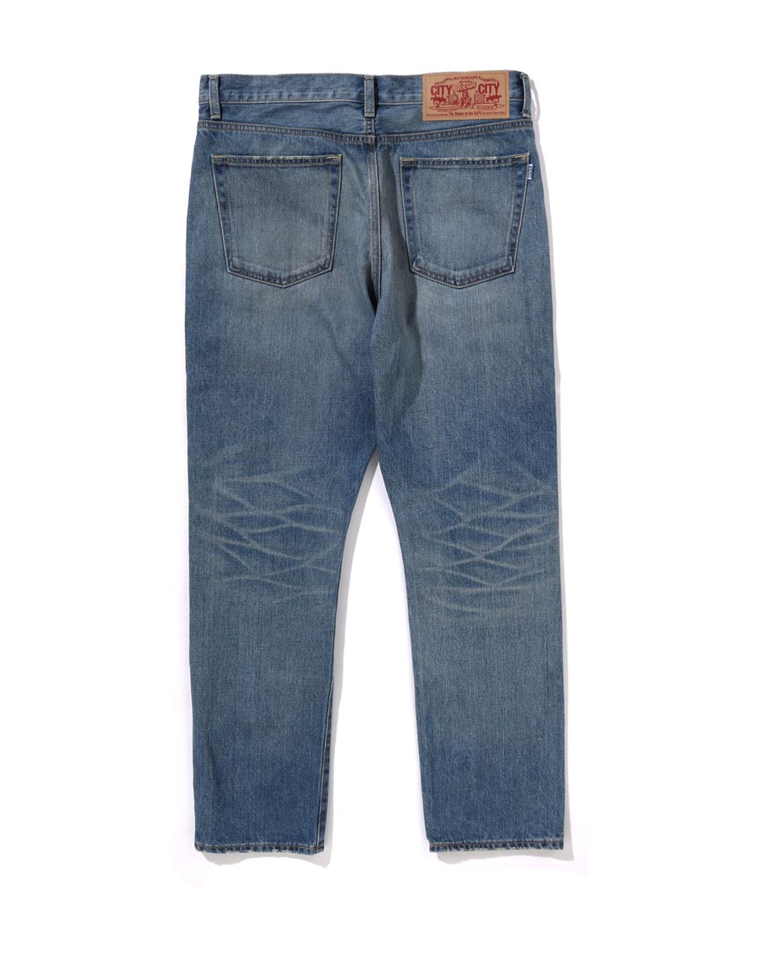 One Point Regular Fit 13 Oz Denim Pants-IYAMIUIO