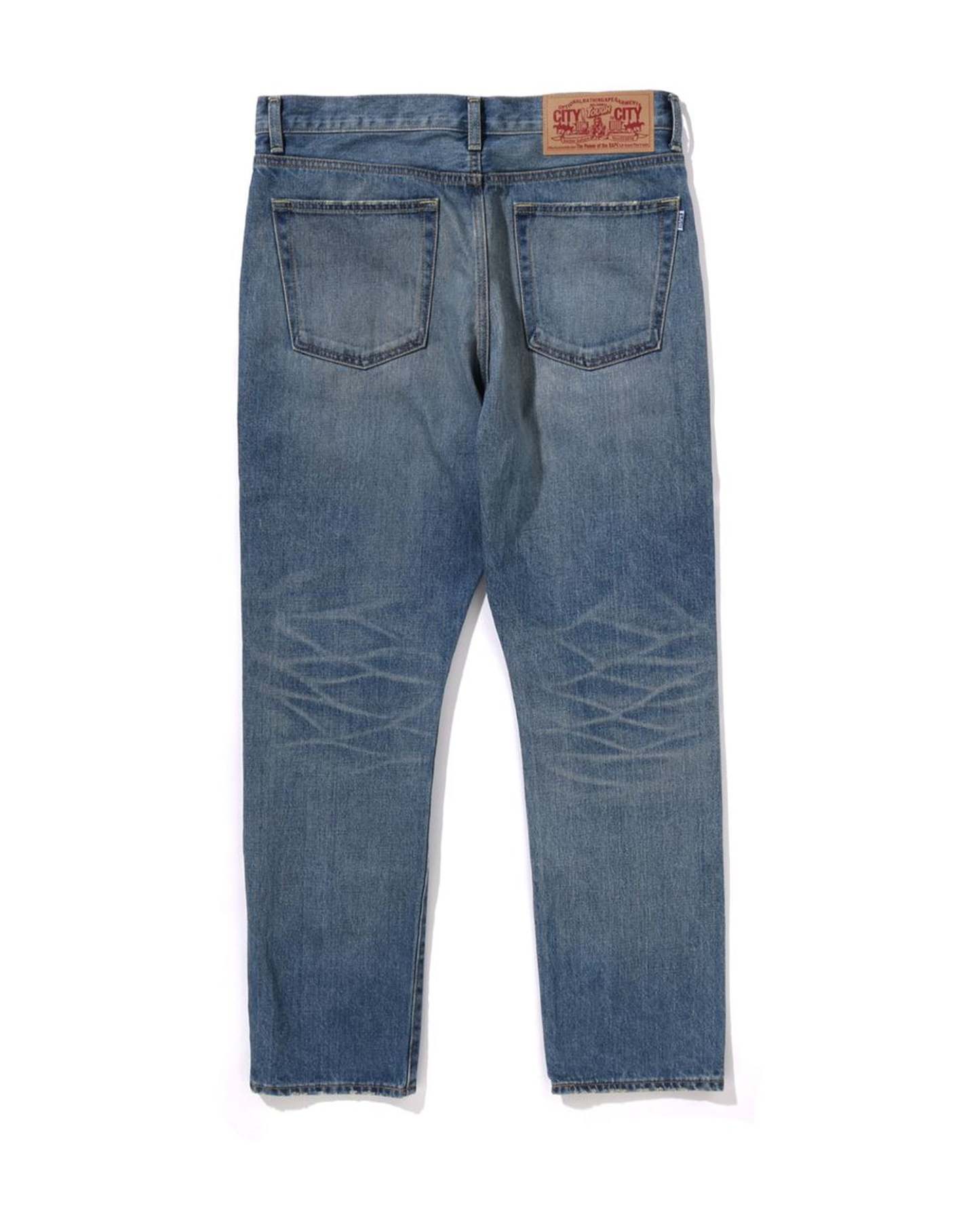 One Point Regular Fit 13 Oz Denim Pants-IYAMIUIO