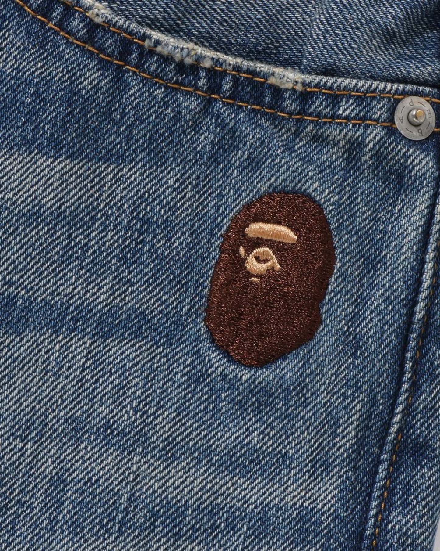 One Point Regular Fit 13 Oz Denim Pants-IYAMIUIO