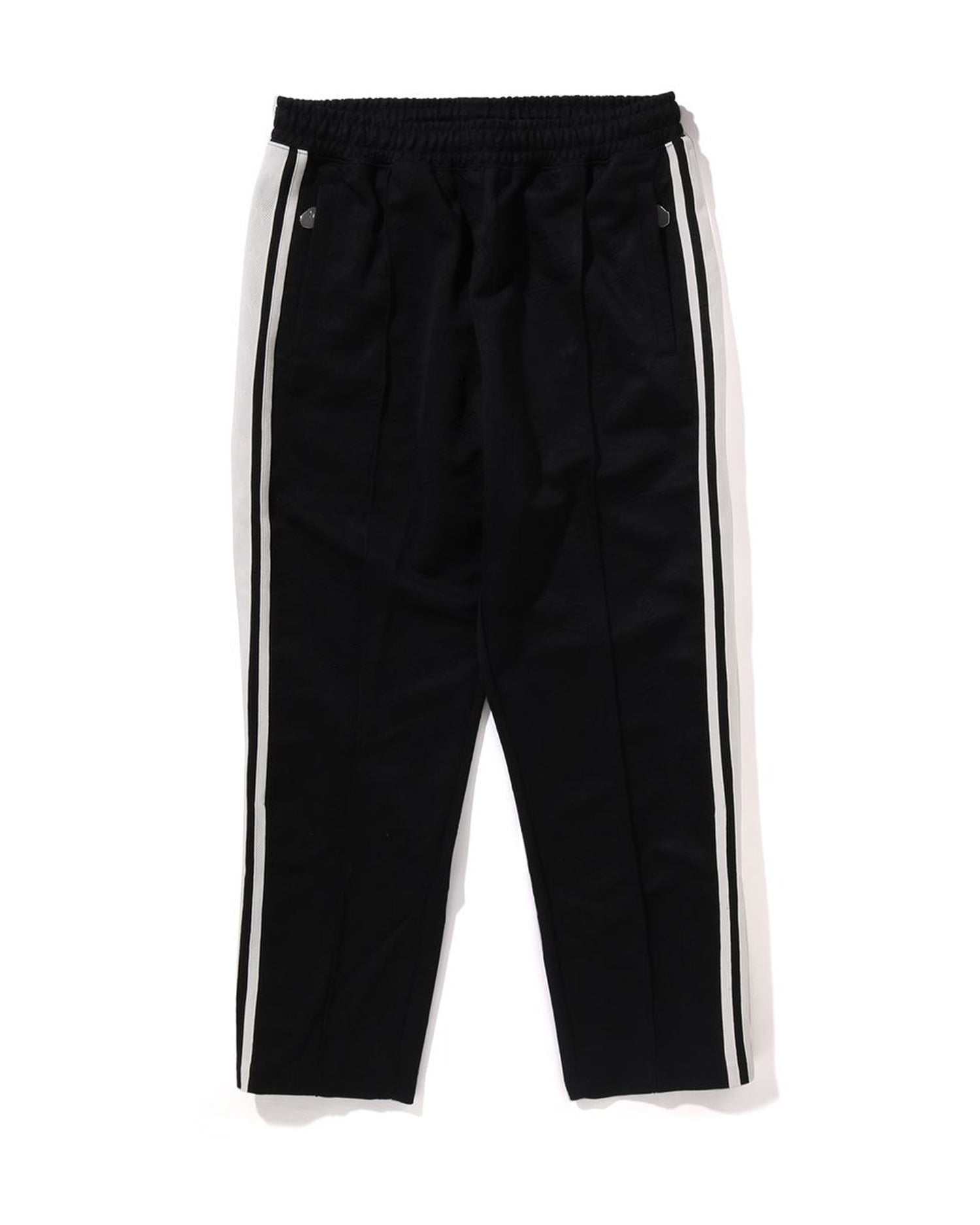 Line Camo Jacquard Loose Fit Sweatpants-IYAMIUIO