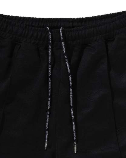 Line Camo Jacquard Loose Fit Sweatpants-IYAMIUIO