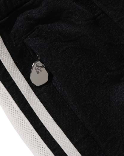 Line Camo Jacquard Loose Fit Sweatpants-IYAMIUIO