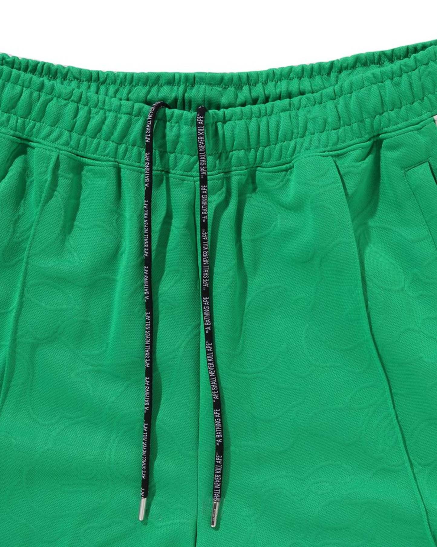 Line Camo Jacquard Loose Fit Sweatpants-IYAMIUIO