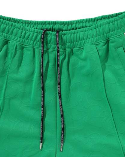 Line Camo Jacquard Loose Fit Sweatpants-IYAMIUIO