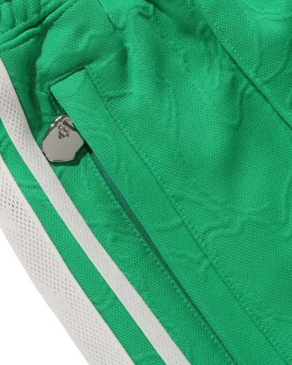 Line Camo Jacquard Loose Fit Sweatpants-IYAMIUIO