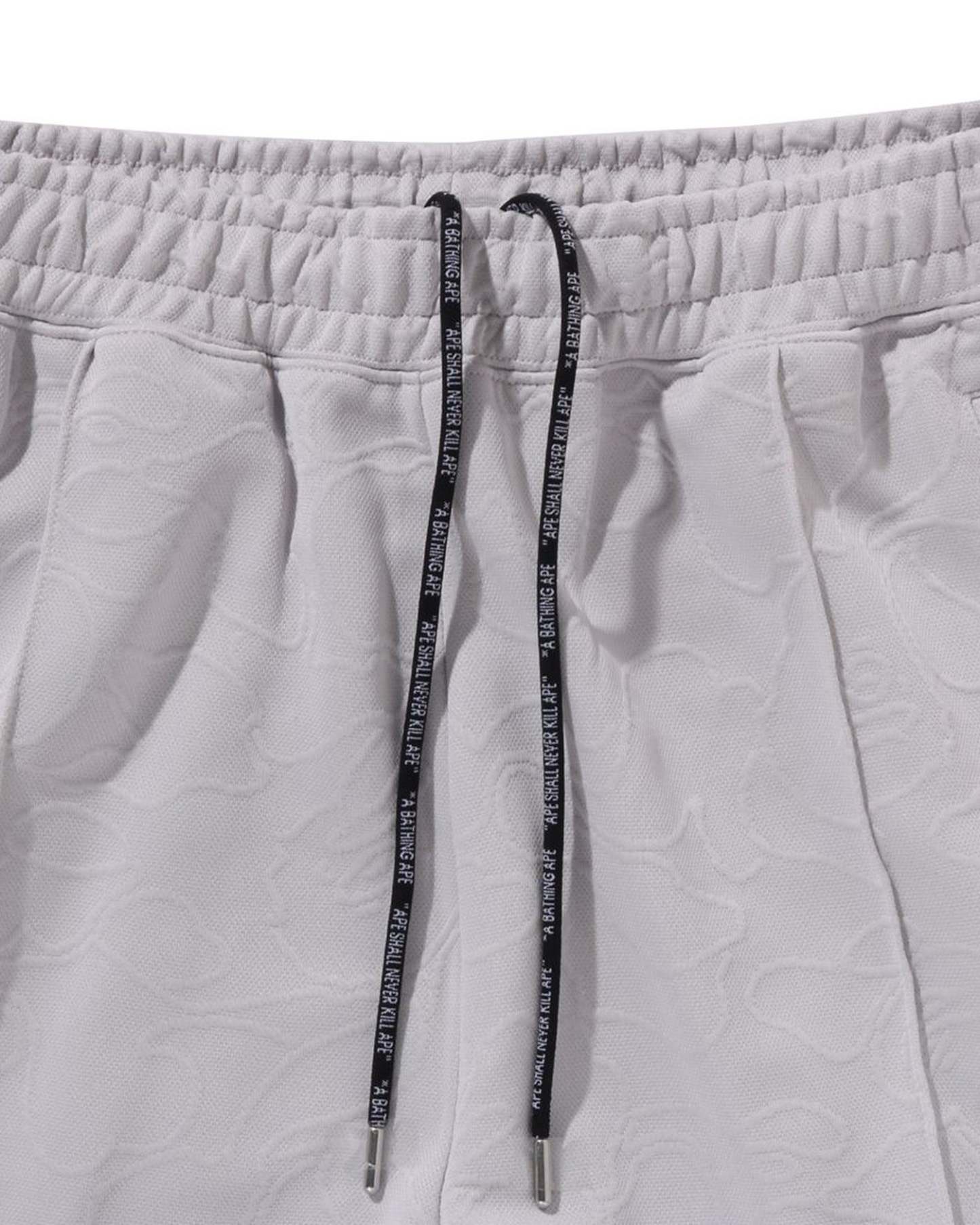 Line Camo Jacquard Loose Fit Sweatpants-IYAMIUIO