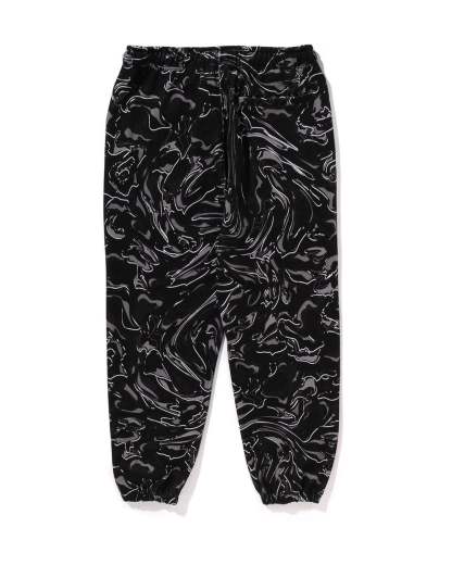 Marbling Camo Joggger Sweat Pants-IYAMIUIO