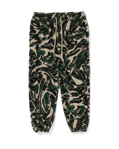 Marbling Camo Joggger Sweat Pants-IYAMIUIO