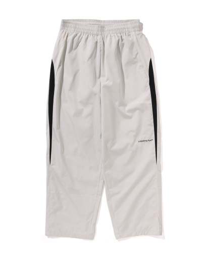 Nylon Loose Fit Track Pants-IYAMIUIO