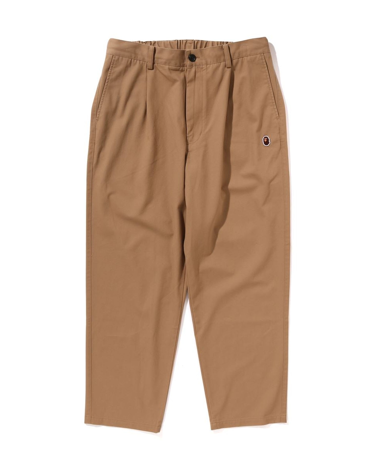 One Point Pleat Chino Pants-IYAMIUIO