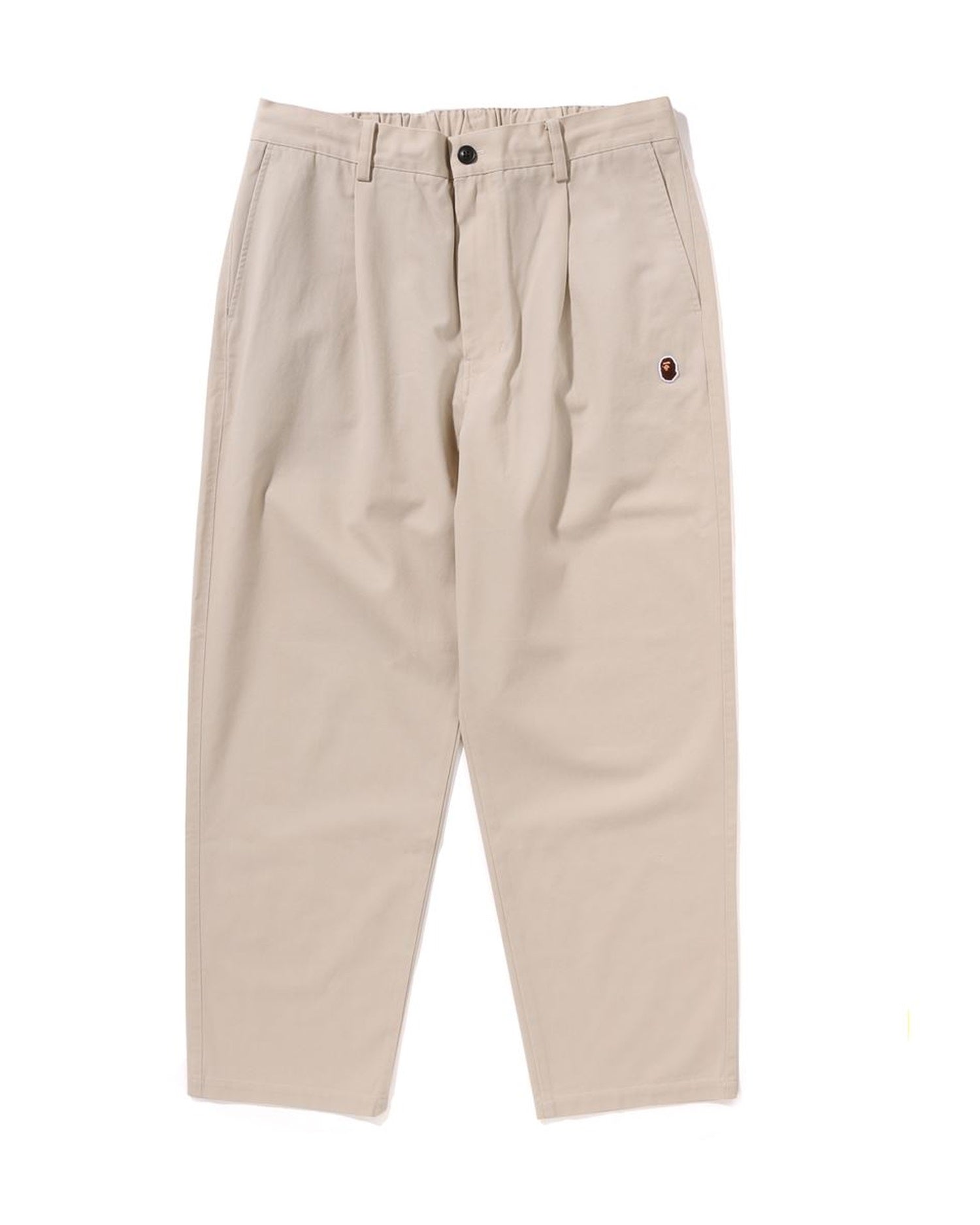 One Point Pleat Chino Pants-IYAMIUIO