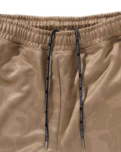 Tonal Solid Camo Track Pants-IYAMIUIO