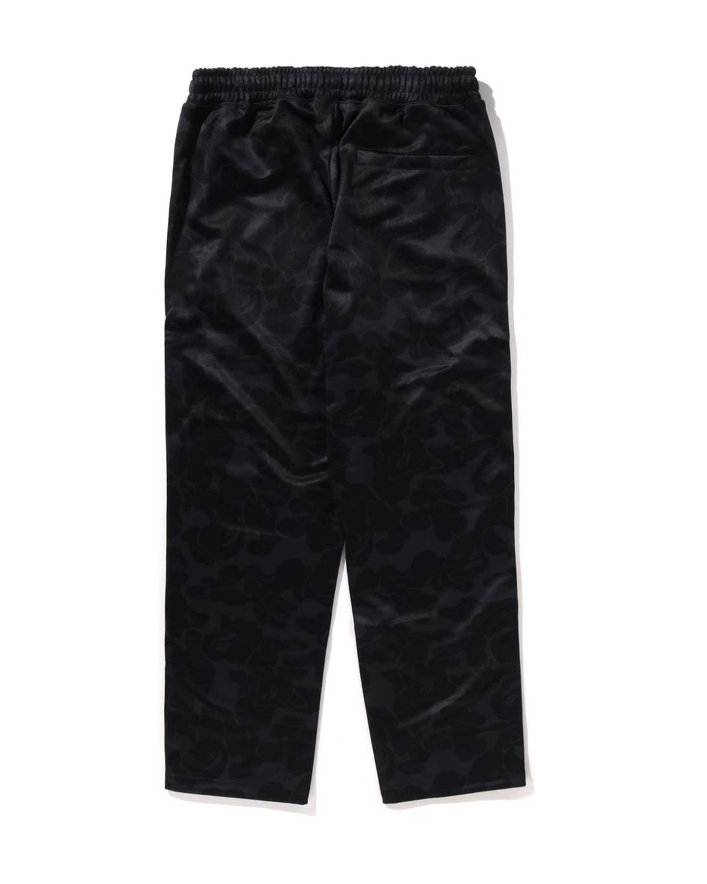 Tonal Solid Camo Track Pants-IYAMIUIO